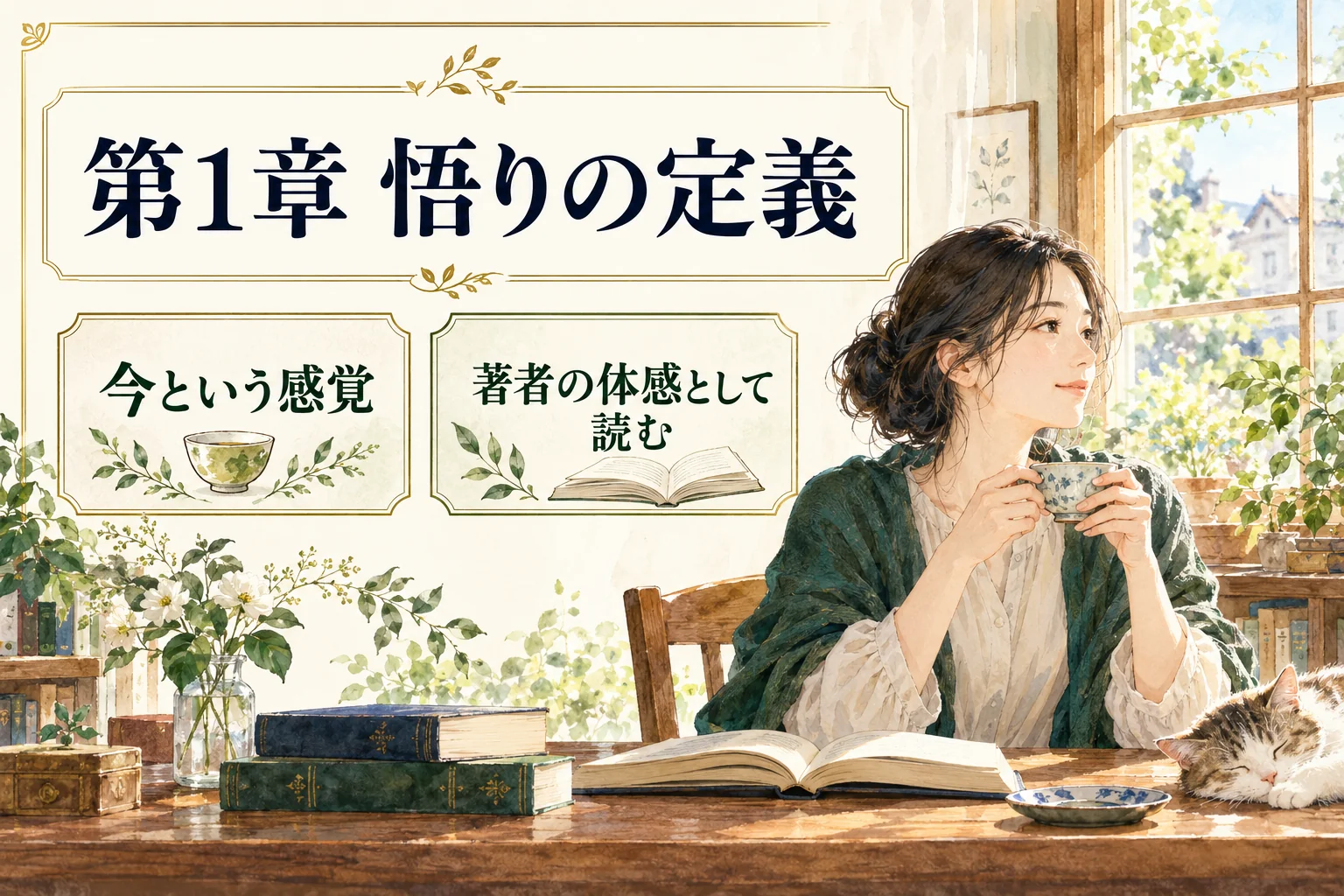 第1章 悟りの定義。今という感覚。著者の体感として読む