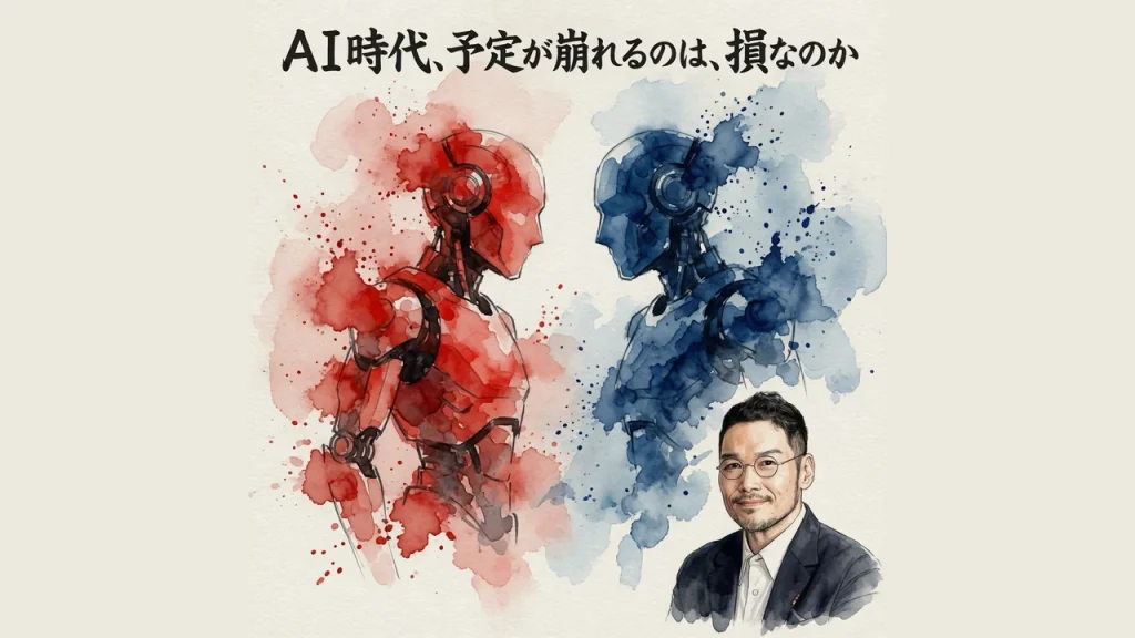 ＡＩ時代、予定が崩れるのは、損なのか
