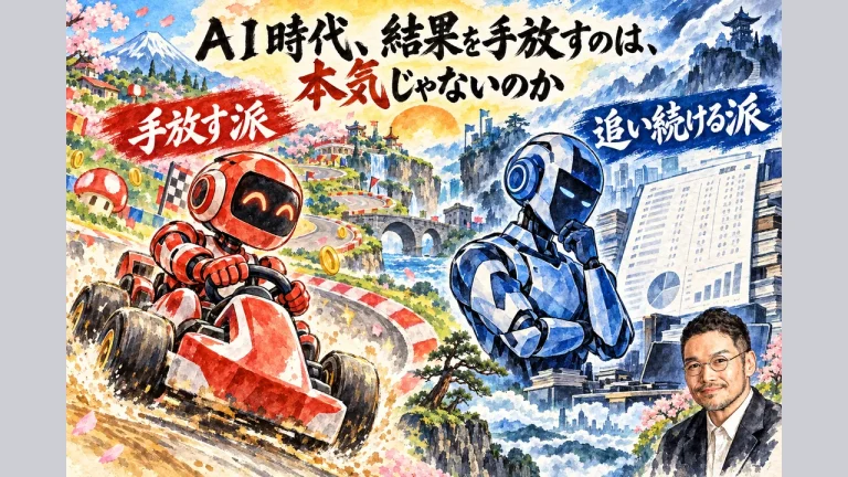 ＡＩ時代、結果を手放すのは、本気じゃないのか