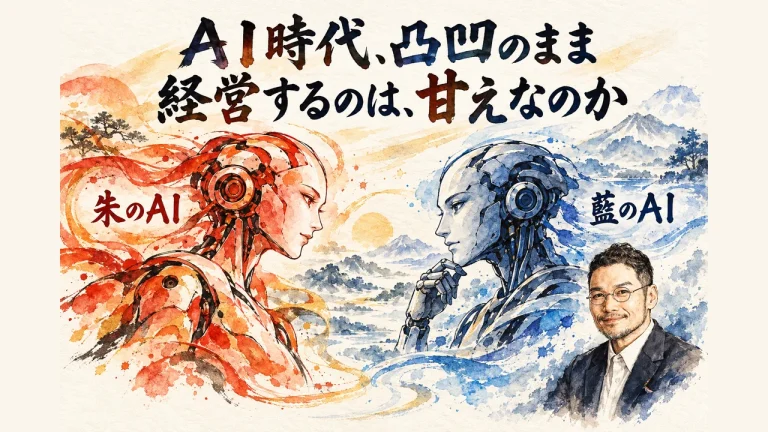 ＡＩ時代、凸凹のまま経営するのは、甘えなのか
