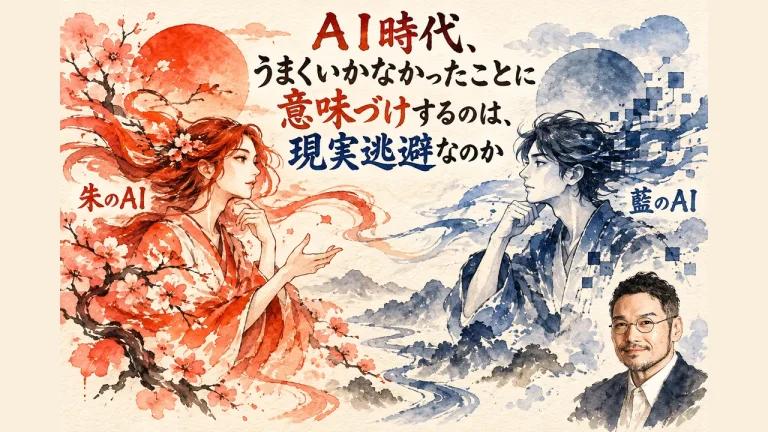 ＡＩ時代、うまくいかなかったことに意味づけするのは、現実逃避なのか