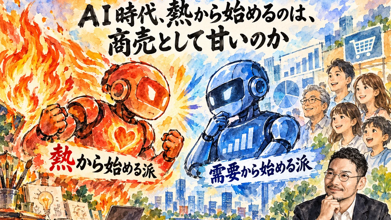 熱から始めるのは商売として甘いかの図解