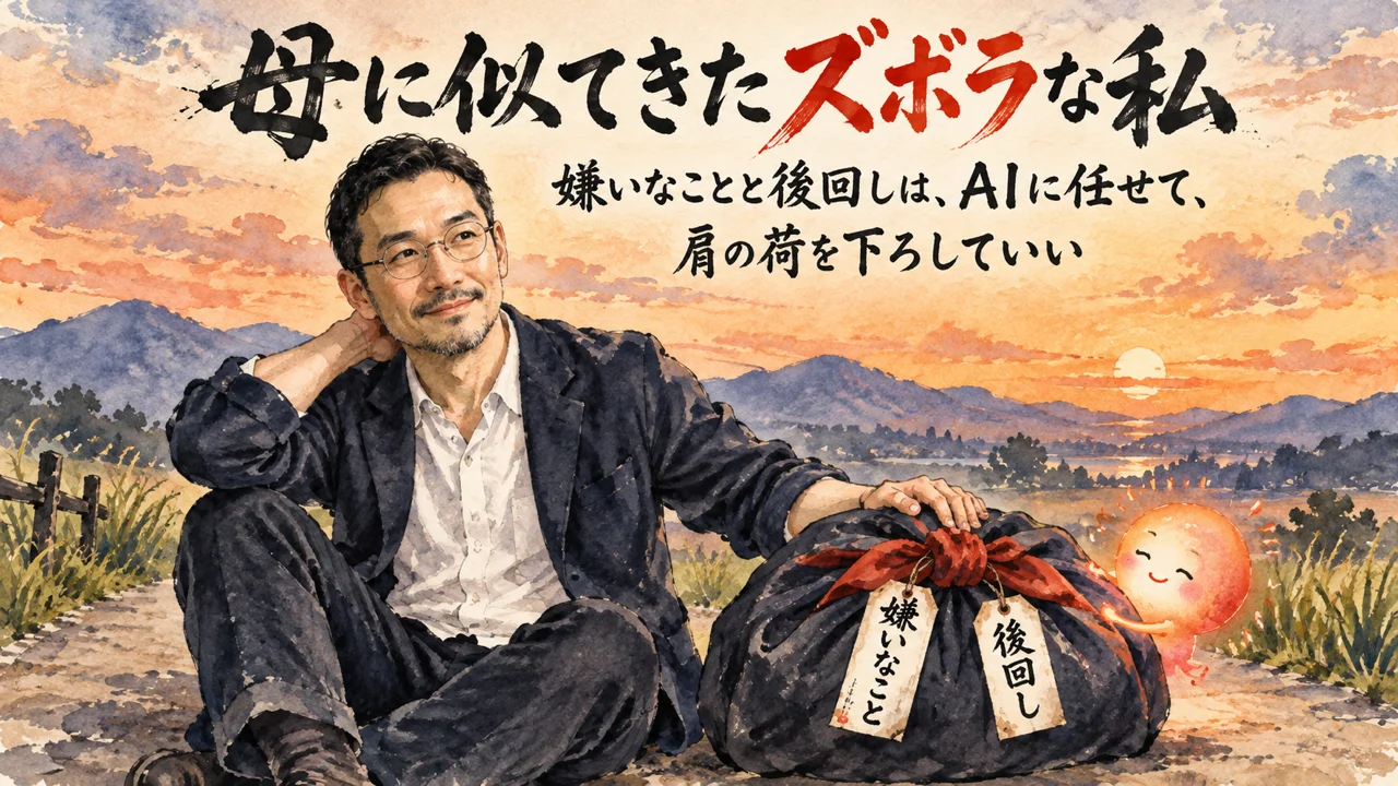 母に似てきたズボラな私の図解